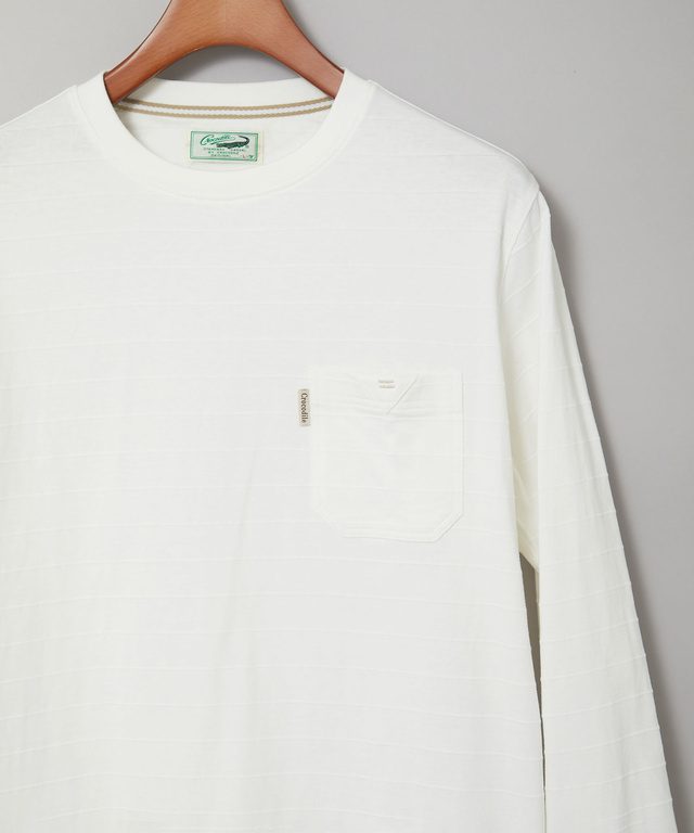 シャドーボーダー ポケットタブ カットソー