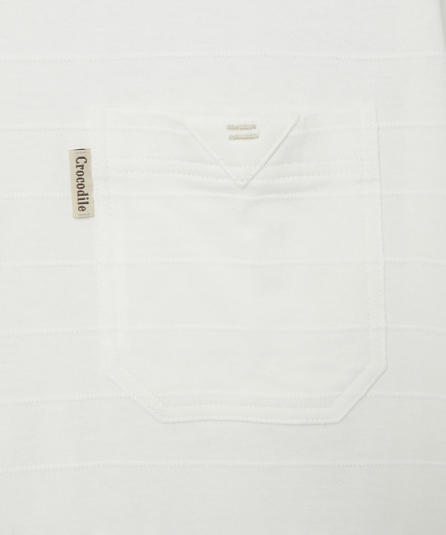 シャドーボーダー ポケットタブ カットソー