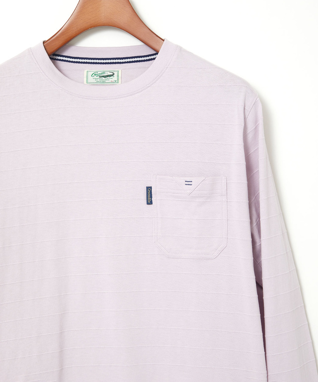 シャドーボーダー ポケットタブ カットソー