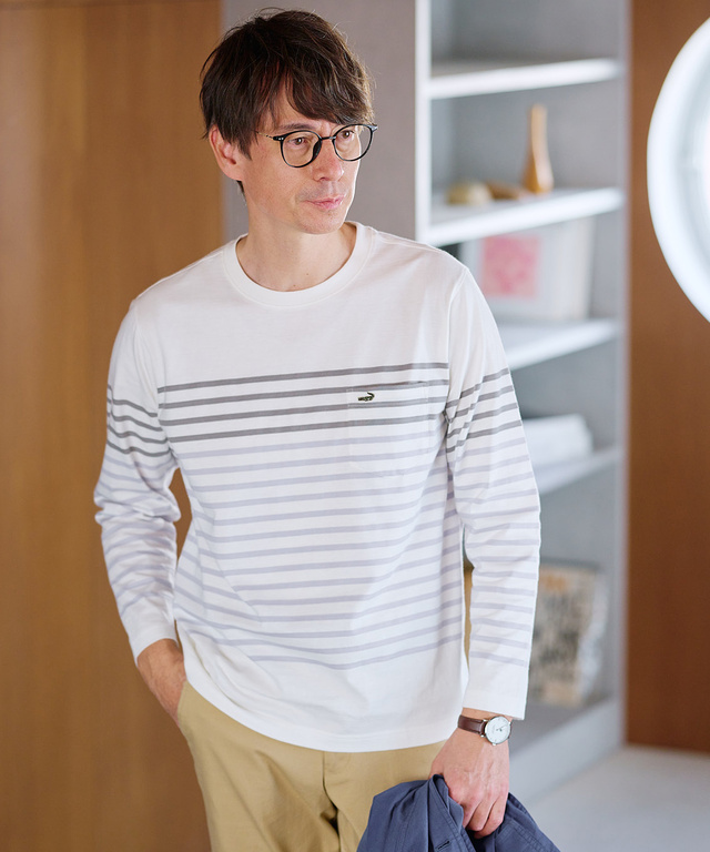 タック組織 マリンボーダー カットソー