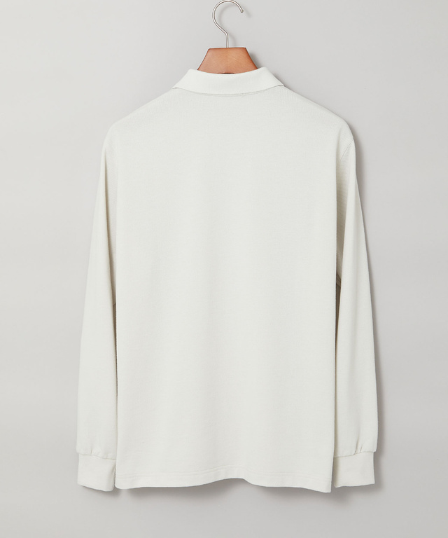 鹿の子 モチーフプリント ポロシャツ