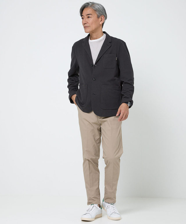 ワッフル カット ジャケット