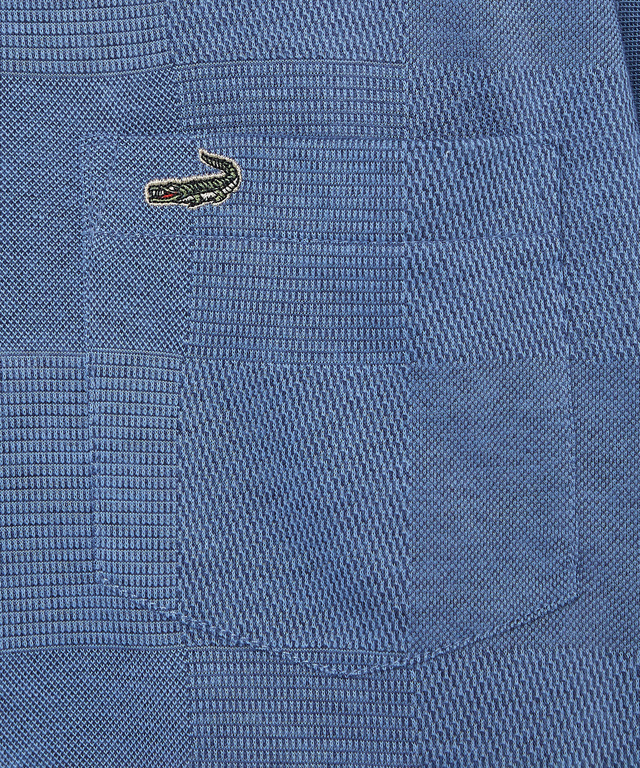 鹿の子 ブロックチェック ポロシャツ【吸汗速乾】