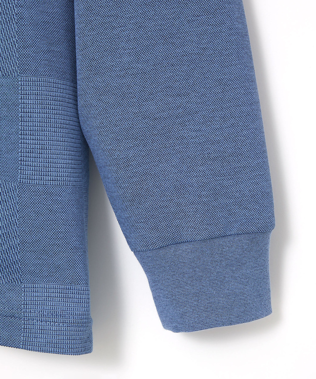 鹿の子 ブロックチェック ポロシャツ【吸汗速乾】