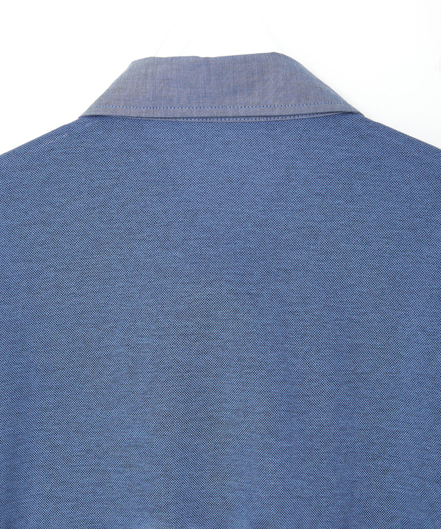 鹿の子 ブロックチェック ポロシャツ【吸汗速乾】