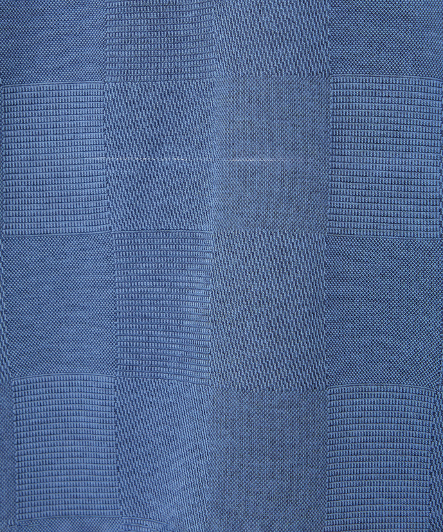 鹿の子 ブロックチェック ポロシャツ【吸汗速乾】