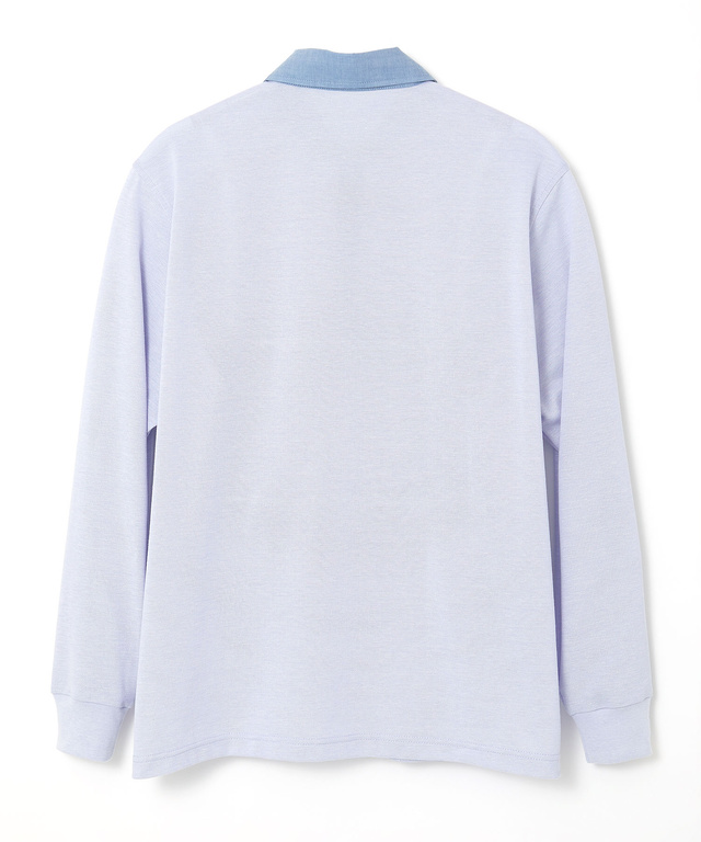 鹿の子 ブロックチェック ポロシャツ【吸汗速乾】