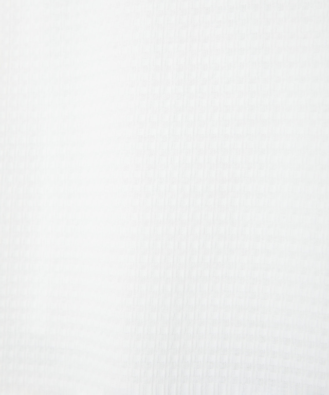 シアサッカー 格子柄 ポロシャツ