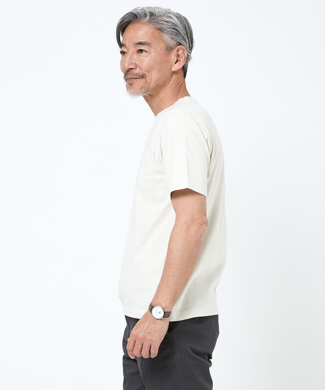 シャドーボーダー ロゴプリント Tシャツ 【吸汗速乾】