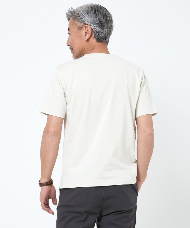 シャドーボーダー ロゴプリント Tシャツ 【吸汗速乾】