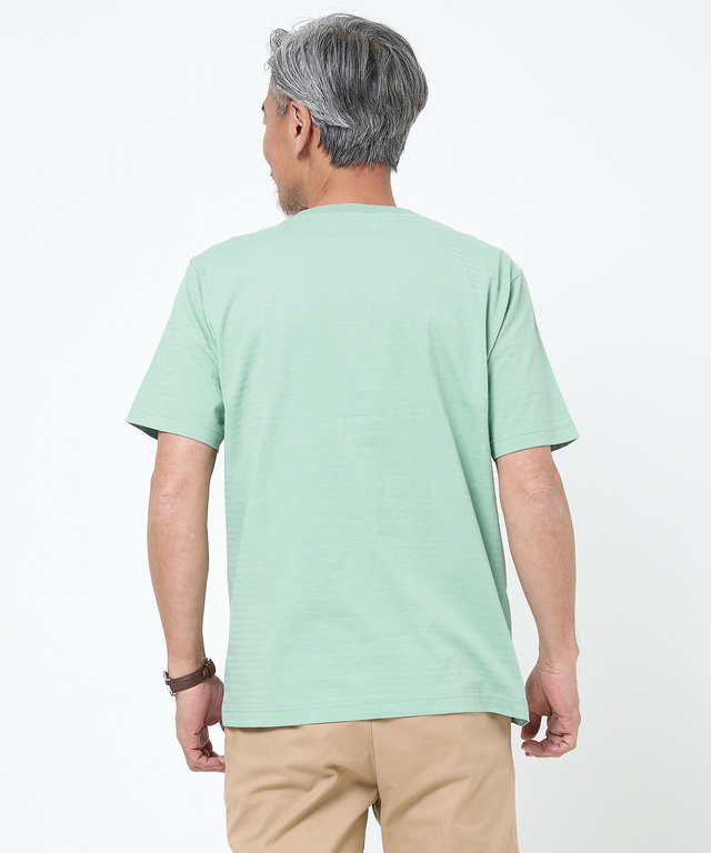 シャドーボーダー ロゴプリント Tシャツ 【吸汗速乾】