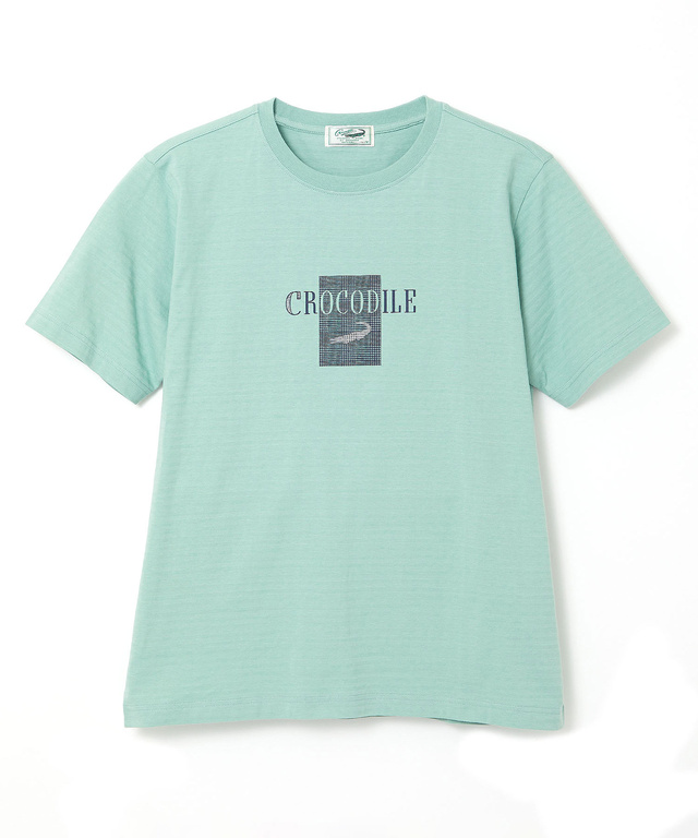 シャドーボーダー ロゴプリント Tシャツ 【吸汗速乾】