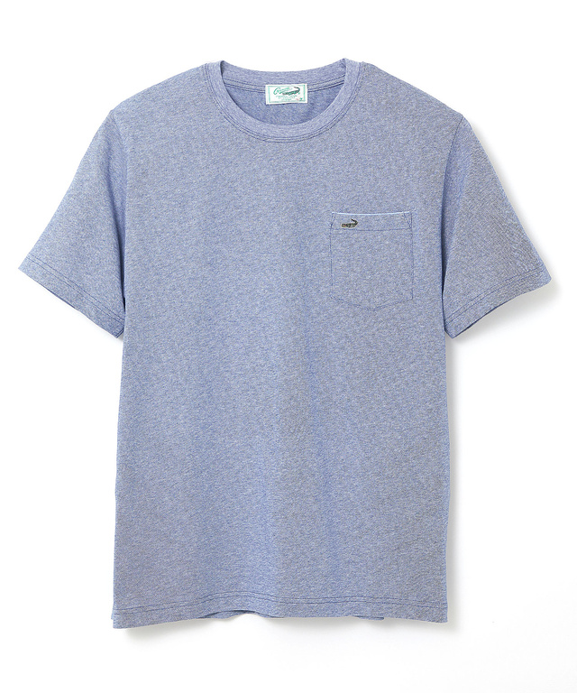 リネンライク ポケットパイピング Tシャツ