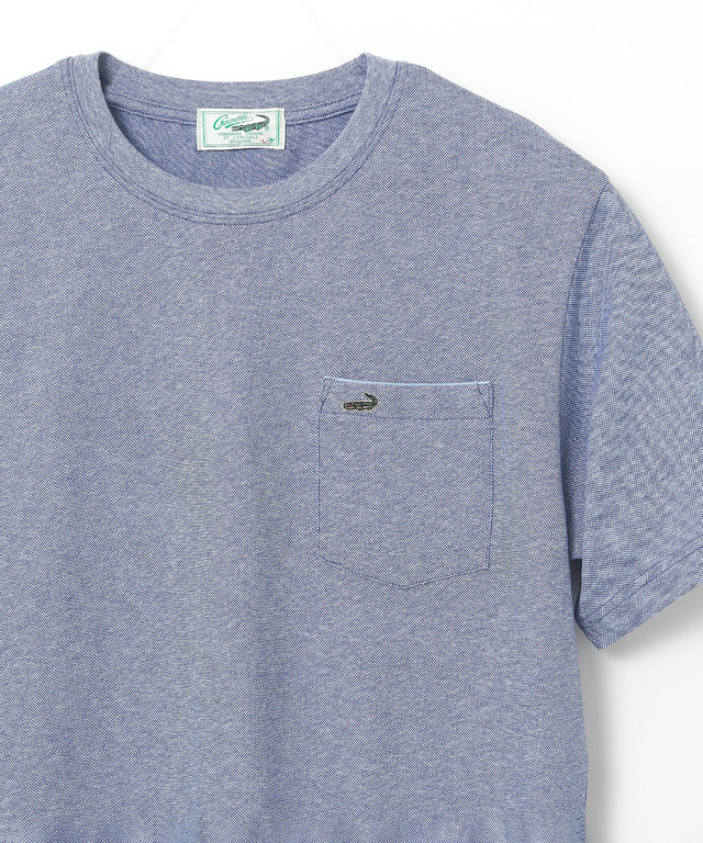 リネンライク ポケットパイピング Tシャツ