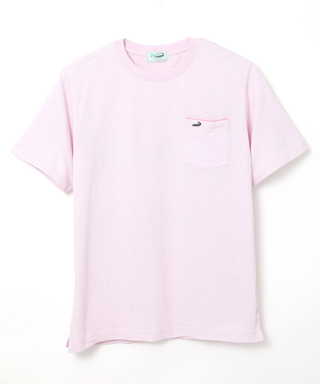 リネンライク ポケットパイピング Tシャツ