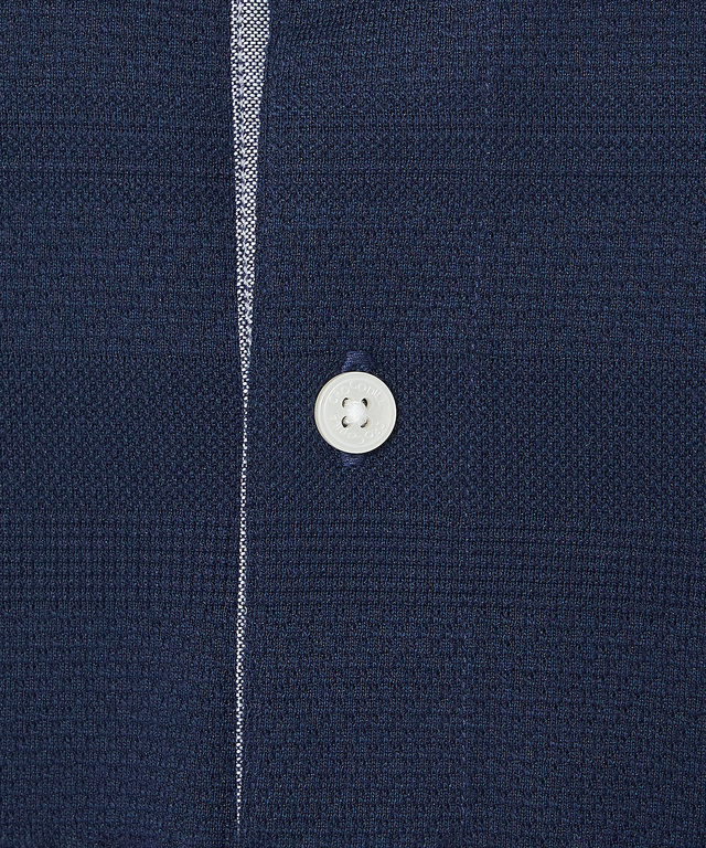 ジャカード シャドーボーダー ポロシャツ 【吸汗速乾】