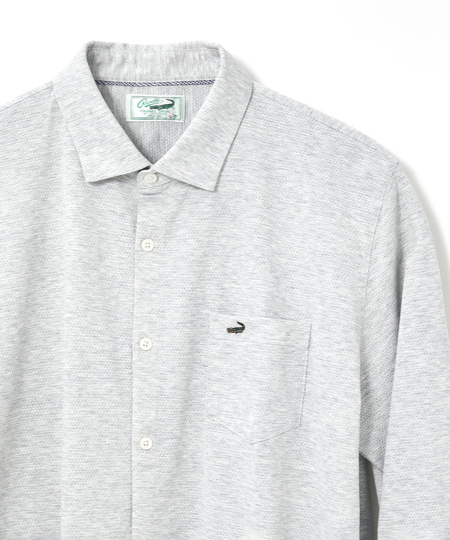 スノーコットン ジャカード カットシャツ【接触冷感】