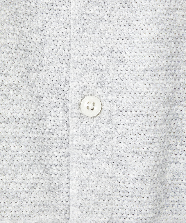 スノーコットン ジャカード カットシャツ【接触冷感】
