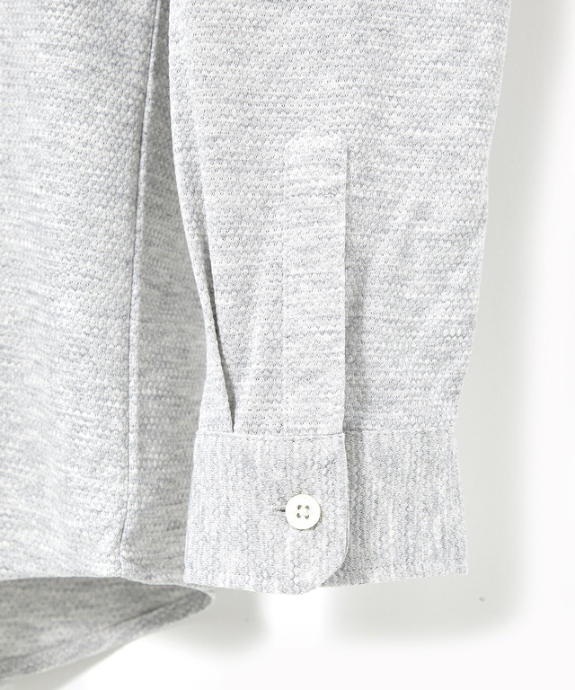 スノーコットン ジャカード カットシャツ【接触冷感】