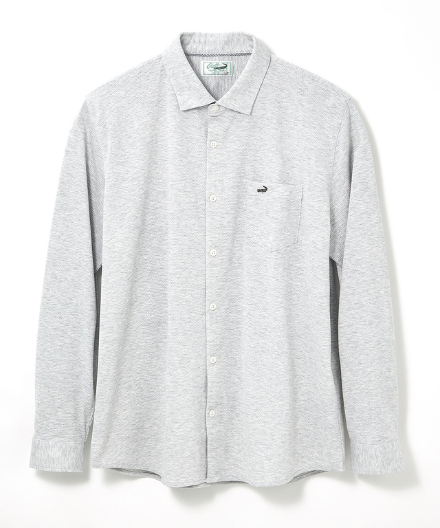 スノーコットン ジャカード カットシャツ【接触冷感】