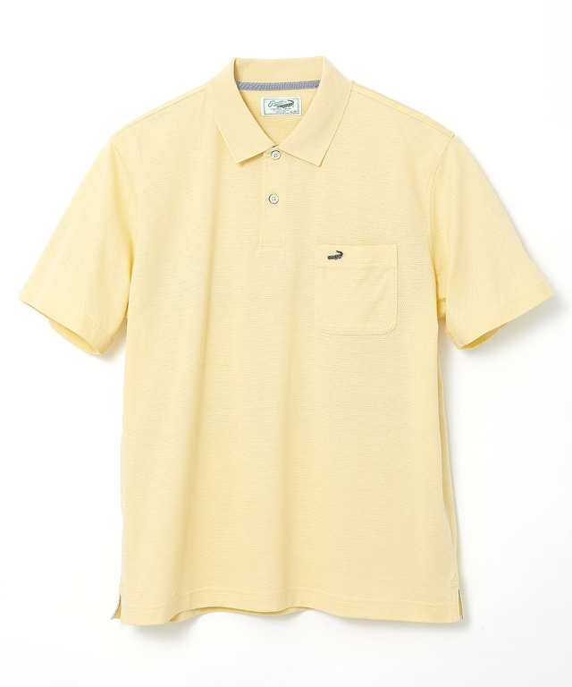 スノーコットン ジャカード天竺 ポロシャツ【接触冷感】