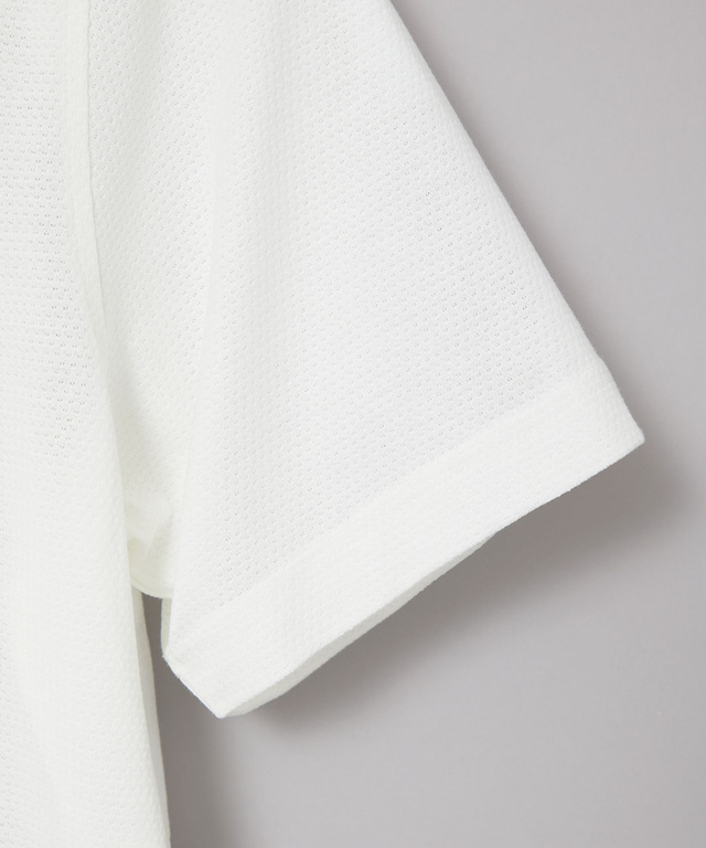 スノーコットン ジャカード天竺 ポロシャツ【接触冷感】