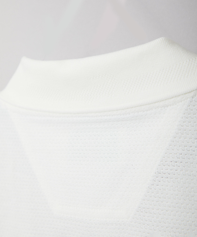 スノーコットン ジャカード天竺 ポロシャツ【接触冷感】