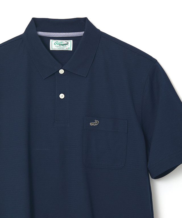 スノーコットン ジャカード天竺 ポロシャツ【接触冷感】