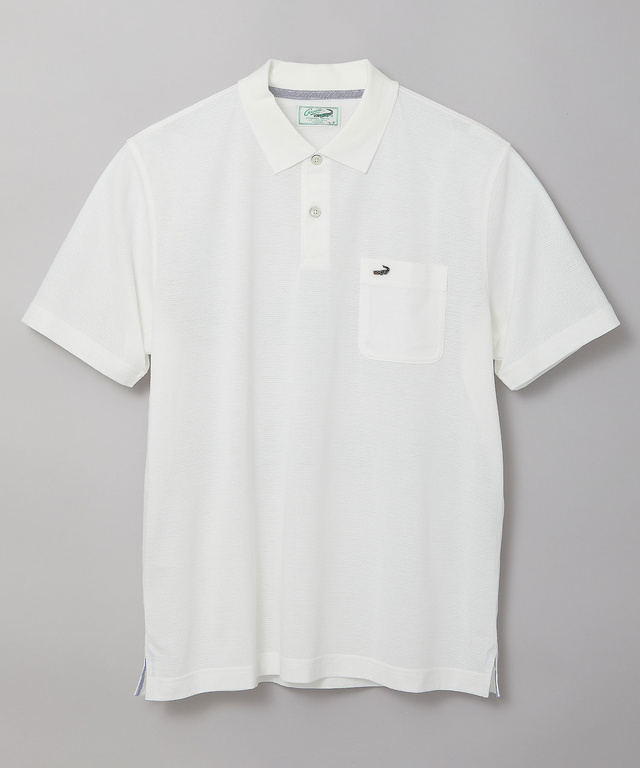 スノーコットン ジャカード天竺 ポロシャツ【接触冷感】