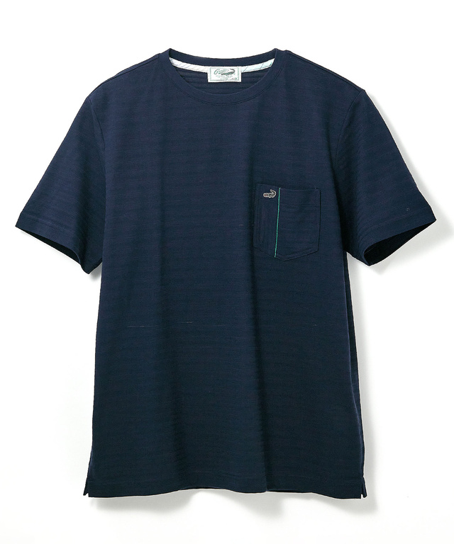 スノーコットン シャドーボーダー Tシャツ【接触冷感】