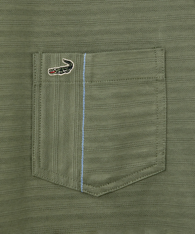 スノーコットン シャドーボーダー Tシャツ【接触冷感】