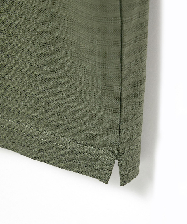 スノーコットン シャドーボーダー Tシャツ【接触冷感】