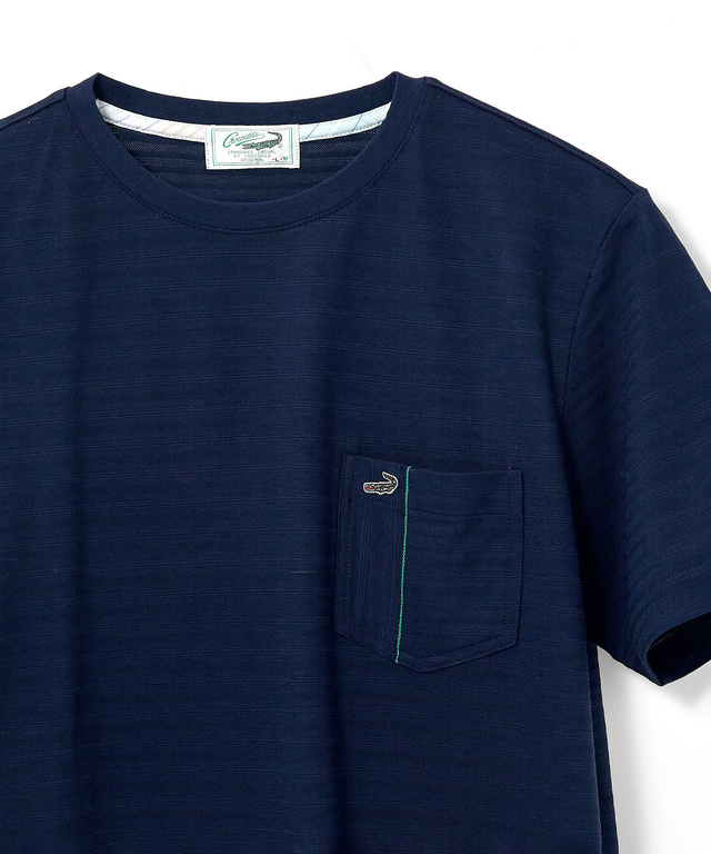 スノーコットン シャドーボーダー Tシャツ【接触冷感】