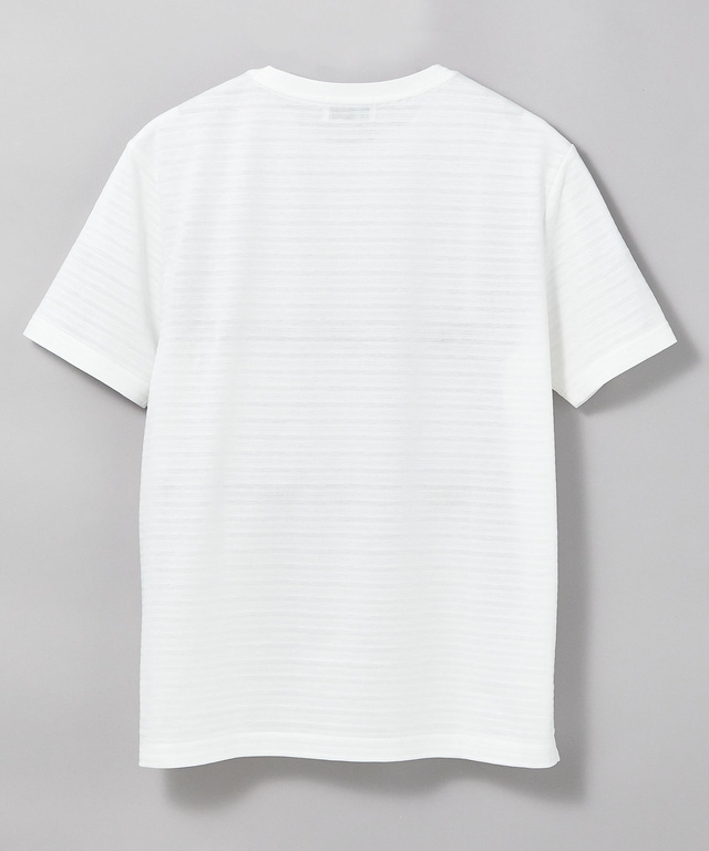 スノーコットン シャドーボーダー Tシャツ【接触冷感】