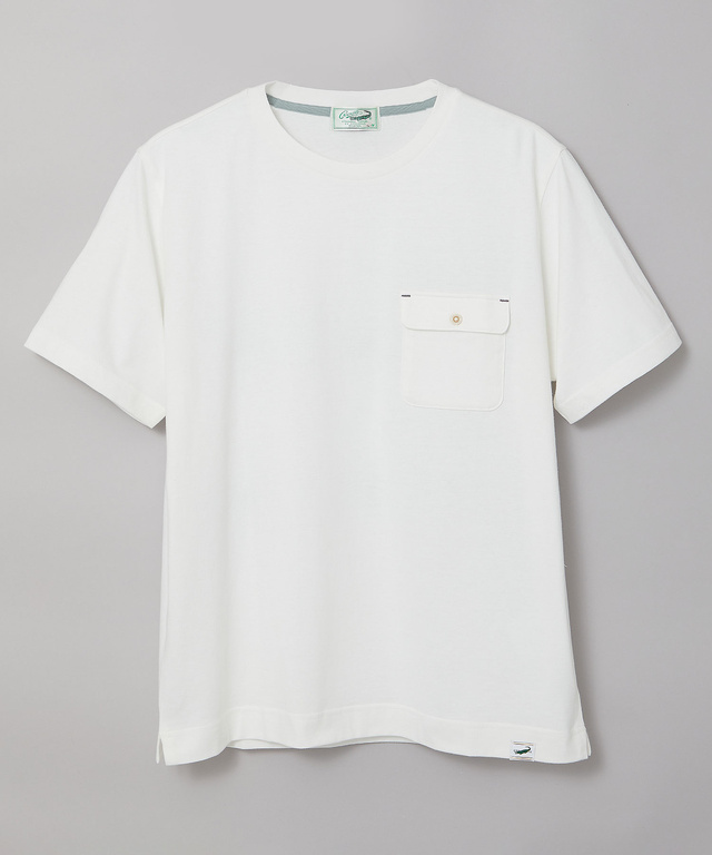 フラップポケット 天竺 Tシャツ【ウガンダ オーガニック コットン】