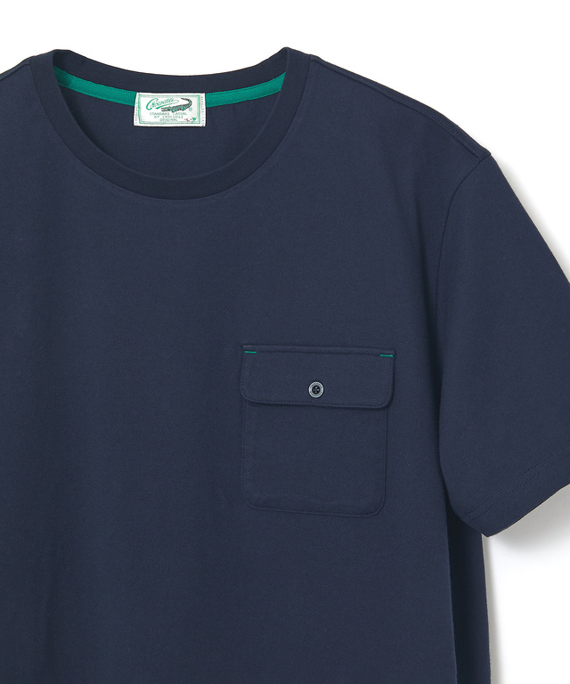 フラップポケット 天竺 Tシャツ【ウガンダ オーガニック コットン】