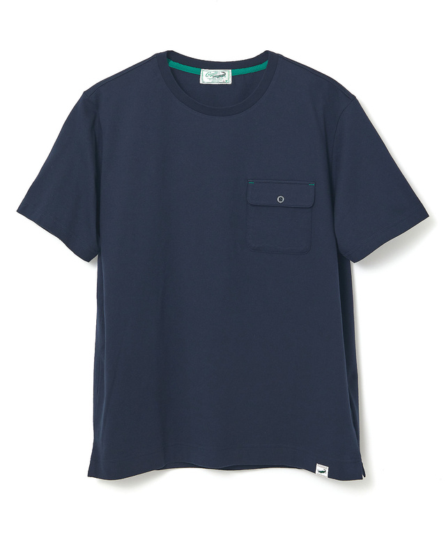 フラップポケット 天竺 Tシャツ【ウガンダ オーガニック コットン】