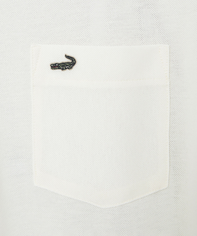 配色ライン ジップ ポロシャツ