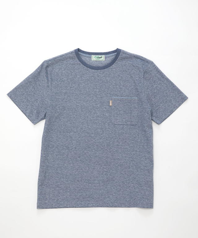 スノーリネン ポケット付き Tシャツ【接触冷感】