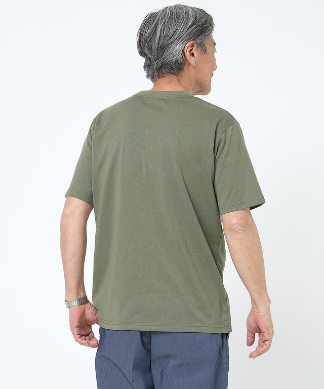 デニム調 ロゴプリント Tシャツ