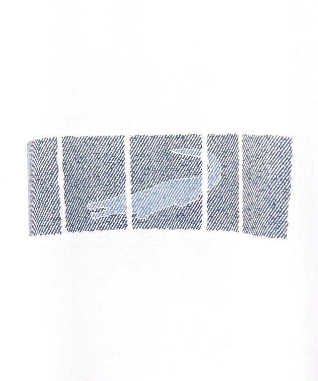 デニム調 ロゴプリント Tシャツ