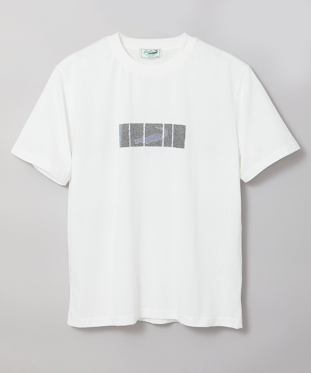 デニム調 ロゴプリント Tシャツ