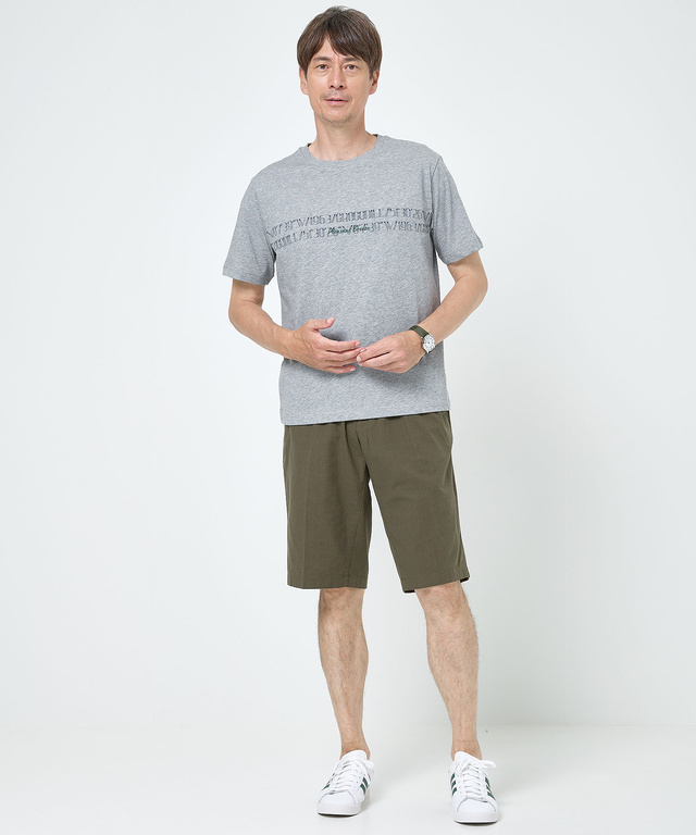 ロゴボーダー プレーティング Tシャツ