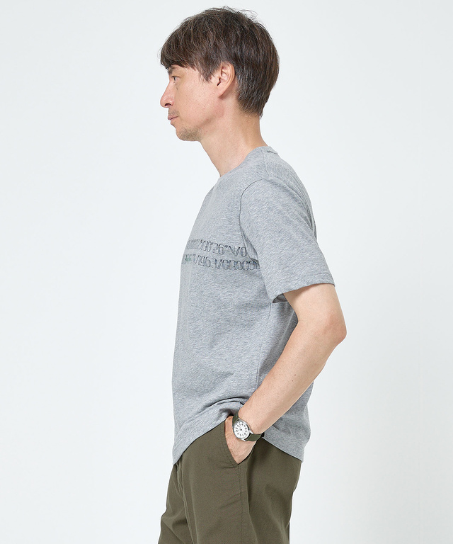 ロゴボーダー プレーティング Tシャツ