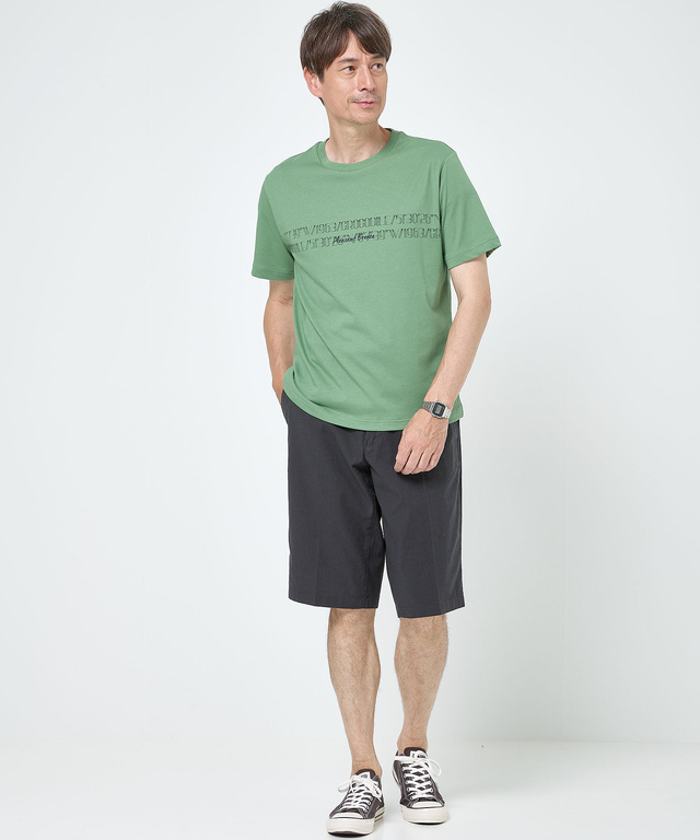 ロゴボーダー プレーティング Tシャツ