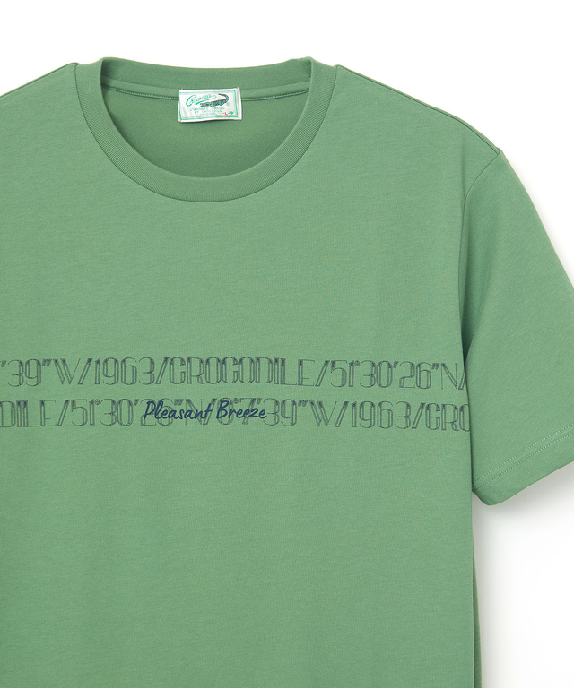 ロゴボーダー プレーティング Tシャツ