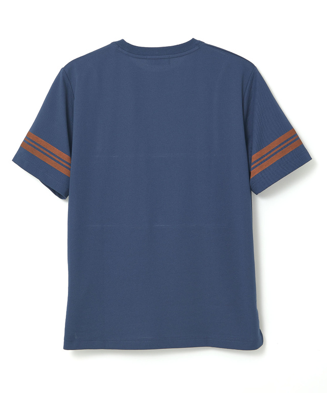 袖ライン フロント切り替え Tシャツ