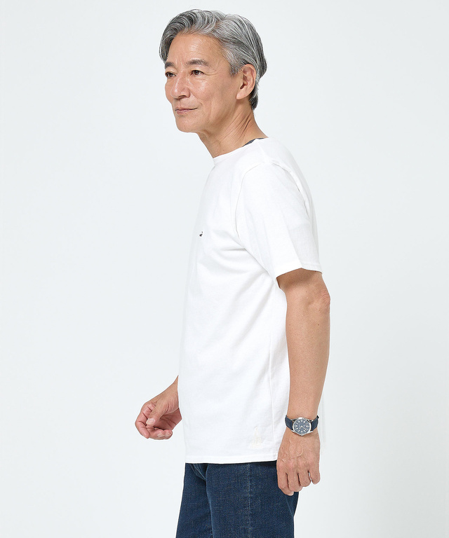 ボートネック マリン Tシャツ