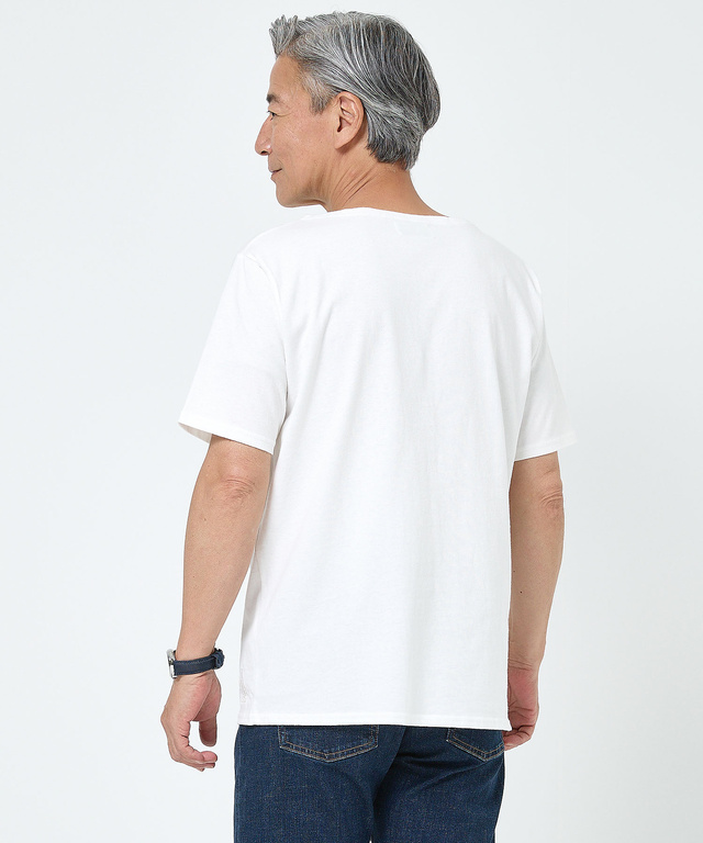 ボートネック マリン Tシャツ