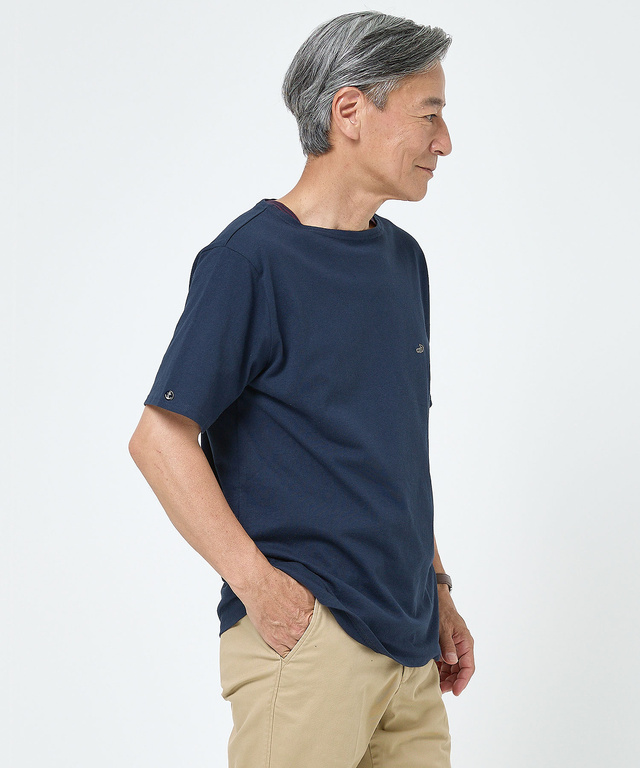 ボートネック マリン Tシャツ